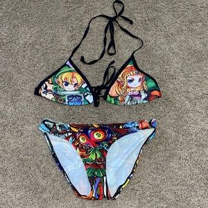 Living dead clothing chibi Zelda bikini swimsuit kawaii lolita anime link Midna